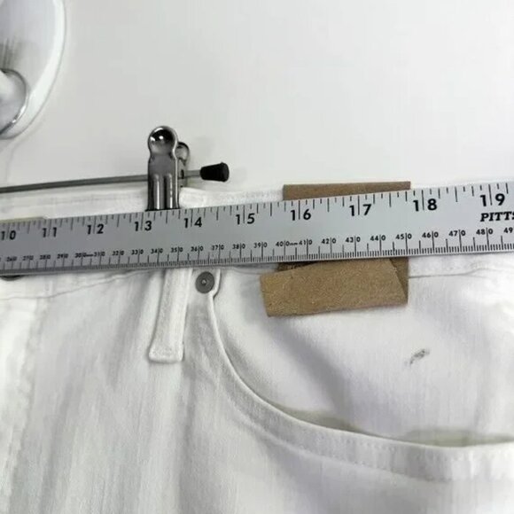 Madewell Women's Straight Leg Jeans - White - Picture 11 of 14